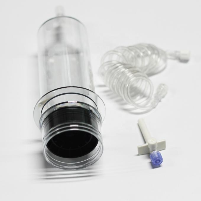 200ml 메마른 외과 장비 플라스틱 복용량 통제 주사통 혈관조영법 인젝터 CT 고압 주사통