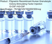 재조합형 인간적인 과립성 백혈구 군체 자극 요소 G-CSF/rhG CSF Filgrastim 주입