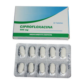 Ciprofloxacin 염산염은 250mg를 메모장에 기입합니다; 500mg의 구두 약물
