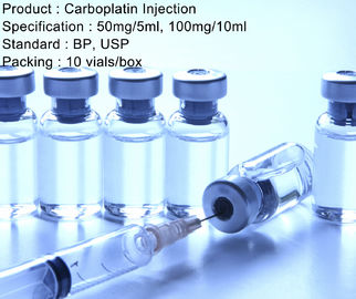 크리스탈 분말 작은 양 반대로 암 약물 Carboplatin 주입