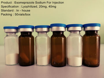 주입을 위한 냉동 건조된 분말 주입/양성자 펌프 억제물 반대로 산성 Esomeprazole 나트륨