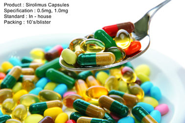 Sirolimus는 0.5mg를의 1.0mg 구두 약물 요약합니다