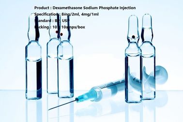 4mg/1ml 작은 양 비경구적인 Dexamethasone 인산 나트륨 주입 노출량 