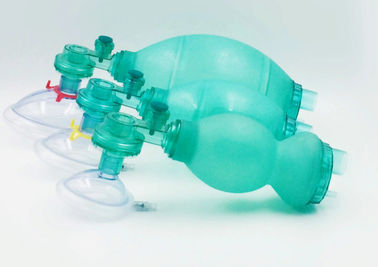 비 - 유액 PVC 직업적인 의학 처분할 수 있는 SEBS 수동 산소 Resuscitator