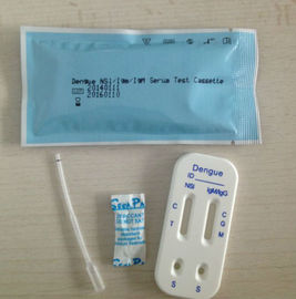 백색 색깔 의학 Igg/Gm 급속한 시험 카드 3.0mm/4.0mm 크기 ISO13485