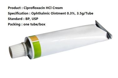 Ciprofloxacin HCl 눈 약 0.3% 3.5 g/Tube의 눈 크림 연고